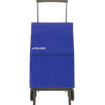 Carro Compra 2R Azul Ple001. Rolser