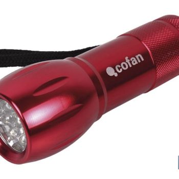 Linterna Aluminio 9 LED COLORES |Mínimo 10 unidades