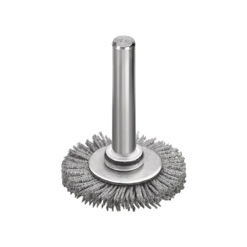 Cepillo Circular DiáMetro 30 Mm VáStago 6 Mm Sic Cerdas Abrasivas Granulado 120 6 Mm 18000 Min-1. Lessmann