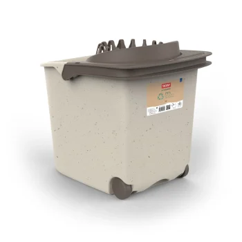 Cubo De Agua Con Escurridor Con Rueda 13Lt Ecohome. Tatay