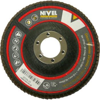 Disco Lampara 115 Mm Grano 060 Zirconio Nivel