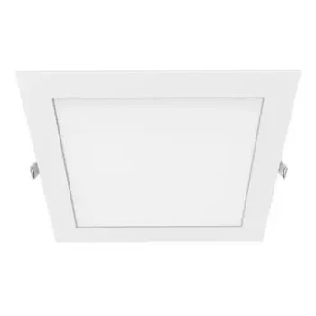 Downlight Led Empotrar Cuadrado Blanco 24W Cct