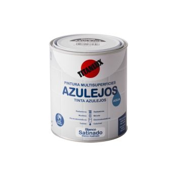 Esmalte Al Agua Brillante Azulejos 750 Ml Blanco. Titan