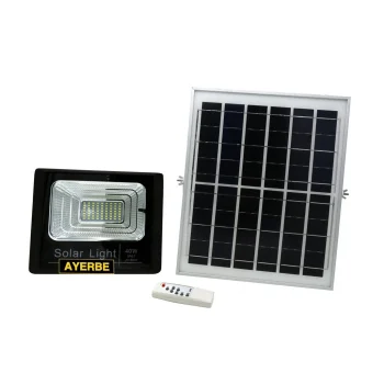 Foco Solar 40W Negro Ayerbe