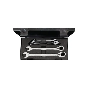 Juego De Llaves Combinadas De Carraca Reversible 5Pz.