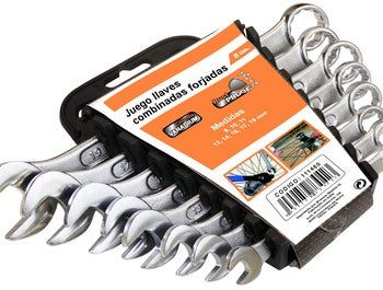 Juego 8 Llaves Combinadas Cr-V 6-22mm