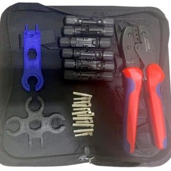 Kit Crimpadora Mc4 + 6 Conectores