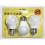 LáMpara Led EsféRica E27 7W 3 Pz. Starson