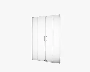 Mampara De Ducha Frontal Corredera Teka Inca Slim 180Cm Cromo