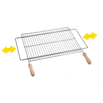 Parrilla Barbacoa Extensible 50-60X40Cm Sauvic