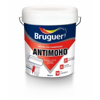 Pintura PláStica Mate Blanco 4 Lt. Bruguer
