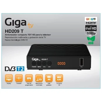 Receptor Tdt 2 Euroconector Gigatv