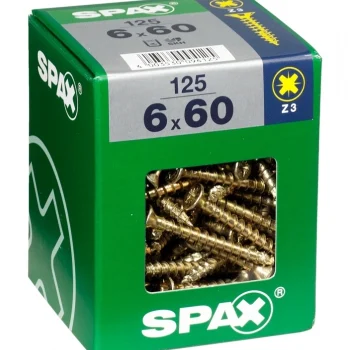 Tornillo 06X160Mm Bricomatado 50 Pz. Spax