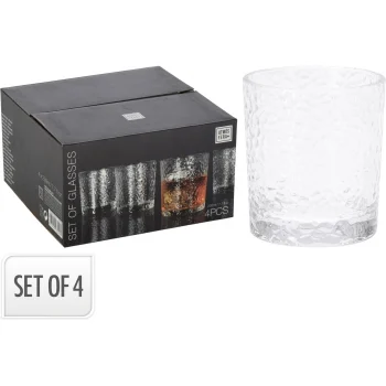 Vaso Mesa Cristal 230 Ml Tumbler 4Pz. Koopman