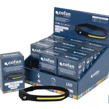 Expositor de linternas dual de cabeza - Incluye 12 unidades para diversas aplicaciones