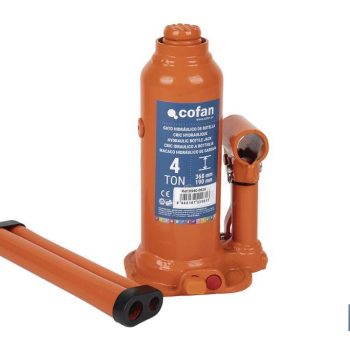 Gato hidráulico de botella - Capacidad máxima de 4, 12 y 20 toneladas - Fabricado en acero de alta calidad y resistencia