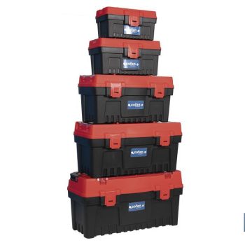 Caja de herramientas semiprofesional con cierres de ABS - Diferentes medidas |Mínimo 10 unidades