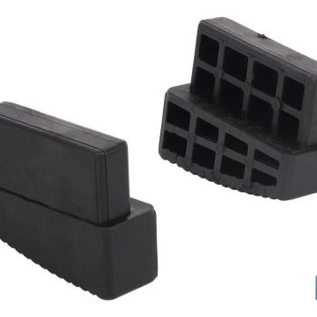 Kit de 2 Tacos de PVC para escaleras reforzadas soldadas cofan - Con medidas de 60 X 20 mm - Fabricadas en PVC resistente |Mínimo 10 unidades