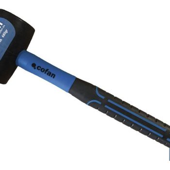 Maceta de goma - Mango fabricado en fibra de vidrio - Diferentes pesos - Cabeza de goma |Mínimo 10 unidades