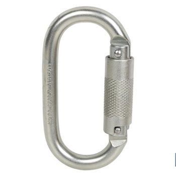 Mosquetón de seguridad con cierre Automático de 1/4 de vuelta - Resistencia: 25 kN - EN 362 - Clase B - Cat. lll