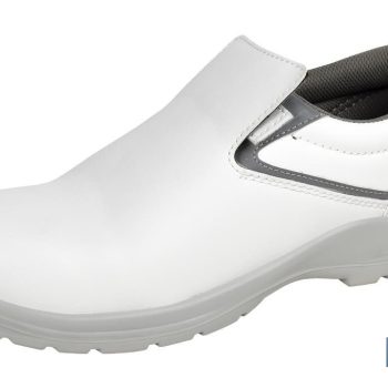 Mocasín de Seguridad S2 SRC - Tallas desde la 35 a la 47 en Color Blanco - Zapato de TraBaño Modelo White Fox