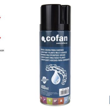 Grasa adhesiva para cadenas 400 ml - Lubricante líquido - Con aditivos que le confieren propiedades anticorrosión y antidesgaste |Mínimo 10 unidades