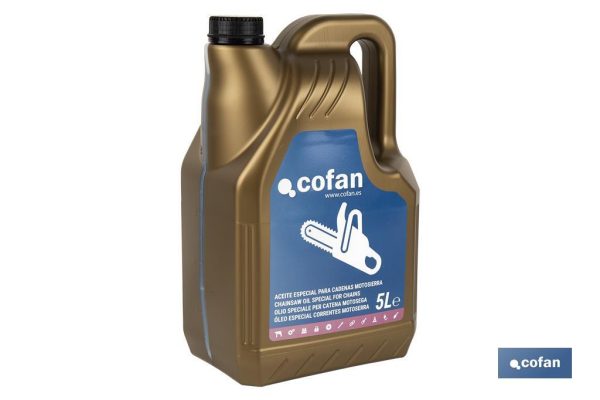 Aceite especial para Cadenas de Motosierras - Lubricación continua de cadenas de corte - Protección contra el desgaste