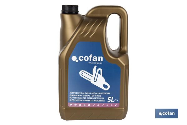 Aceite especial para Cadenas de Motosierras - Lubricación continua de cadenas de corte - Protección contra el desgaste