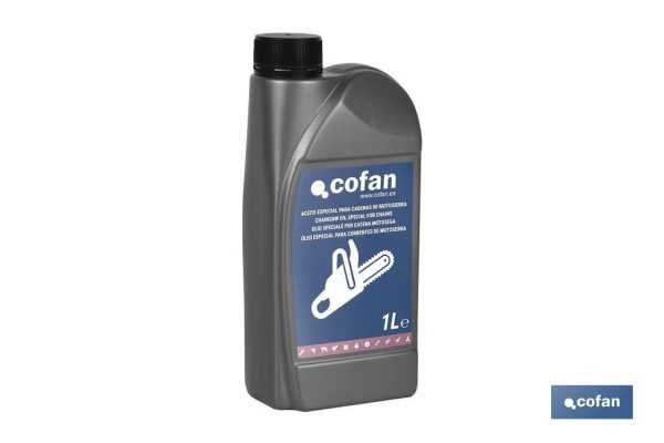 Aceite especial para Cadenas de Motosierras - Lubricación continua de cadenas de corte - Protección contra el desgaste