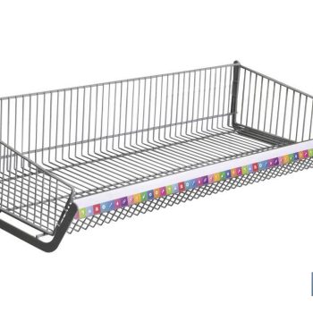 Cesto con extremos para expositor