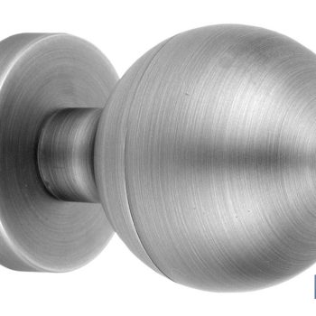 Pomo puerta zamak cromado