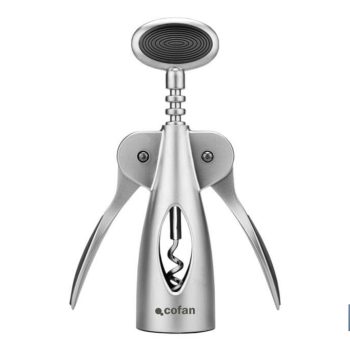 Sacacorchos Amarillo o Negro - Modelo Sena - Aleación de zinc - Medidas 17 x 6,2 x 4,2 cm |Mínimo 10 unidades