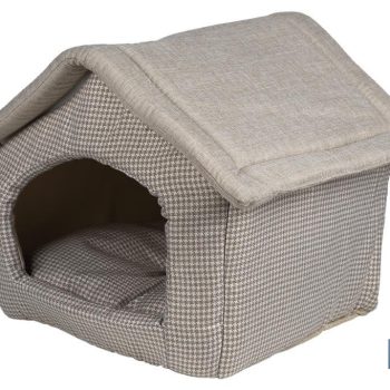 Casita de tela para Mascotas - Casa Portátil Lavable - Medida exterior: 47 x 39 x 42 cm
