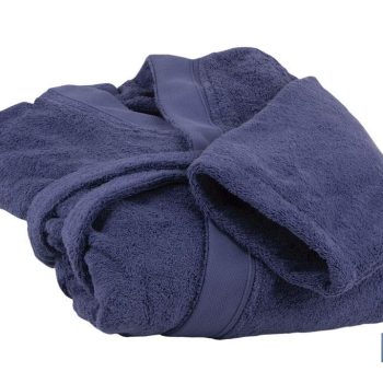 Albornoz - Modelo Marín - Color Azul Marino - 100% Algodón - Gramaje 500g/m2 - Varias Tallas