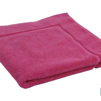 Alfombra Baño - Color Fucsia - Modelo Primavera - 100% Algodón - Gramaje 1000g/m2 - Medidas 60 x 60 cm