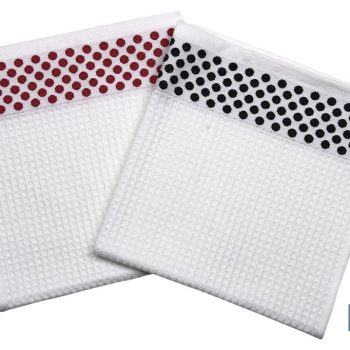 Pack de 2 paño s de cocina - Medida 50 x 50 cm - Color blanco - Modelo Mencía |Mínimo 10 unidades