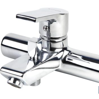 Grifo para Bañera Monomando - Modelo Ross - Fabricado en Latón - Medidas 13 x 11 x 18 x 3 cm