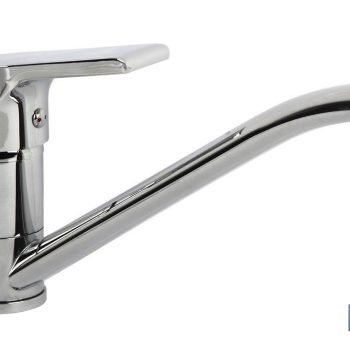 Grifo de Fregadero Monomando - Caño Baño - Modelo Ross - Fabricado en Latón - Medidas 12 x 25 x 4 cm