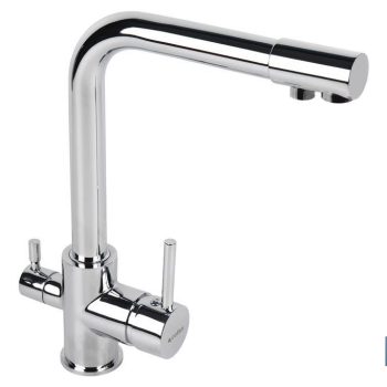 Grifo de Cocina Monomando - 3 Vías Adaptables para Osmosis - Fabricado en Latón con AcaBaño Cromado