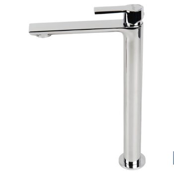 Grifo para Lavabo Alto Monomando - Medida 25 mm - Modelo Matheson - Fabricado en Latón con AcaBaño en Cromado