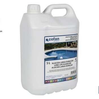 Algicida de larga duración con efecto abrillantador