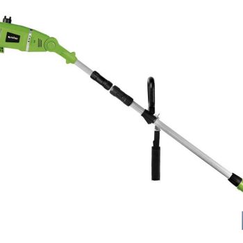 Sierra de cadena eléctrica a batería.