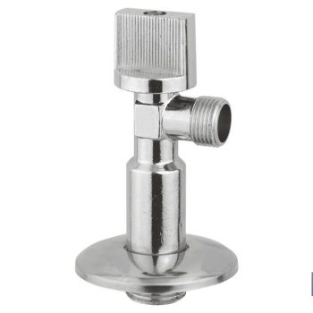 Set de 2 Válvulas de Escuadra - Medidas: 1/2" x 3/8" Cierre y Apertura 1/4 de Vuelta - Fabricada en Latón CW617N