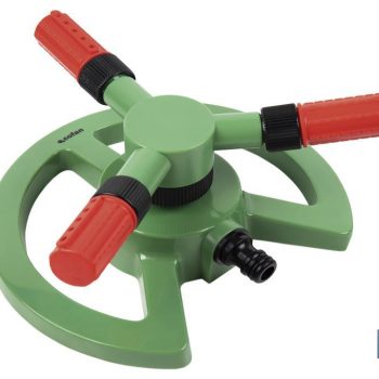 Aspersor rotacional de 3 brazos