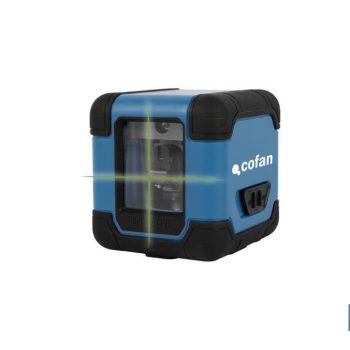 Nivel láser - Líneas cruzadas - Modo manual y autonivelante - Rango de trabajo: 30 m - Incluye bolsa