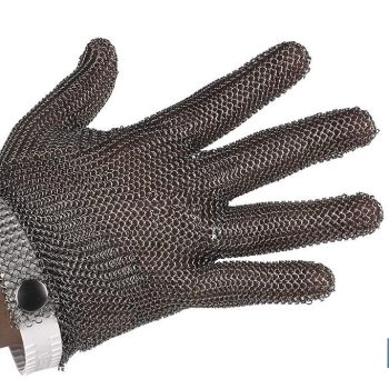 Guantes Anticorte - Malla Fabricada en Acero Inox - Guante de Metal para TraBaño de Seguridad - Talla M, L y XL