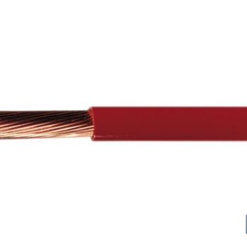Rollo Cable Eléctrico de 100 m - H07V-K - Sección 1 x 1,5 mm2 - Color rojo