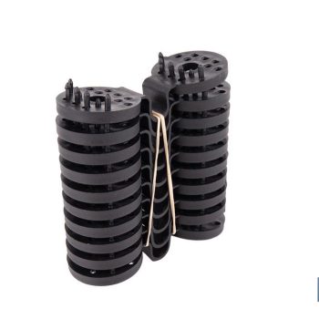 Pinzas para la fijación de malla de sombreo - Set de 10 unidades - Color: negro